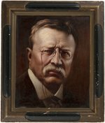 ROOSEVELT HAND PAINTED PORTRAIT.