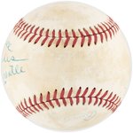 MICKEY MANTLE (HOF) & BROOKS ROBINSON (HOF) SIGNED BASEBALL.