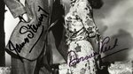 IT'S A WONDERFUL LIFE JIMMY STEWART & DONNA REED SIGNED PHOTO.