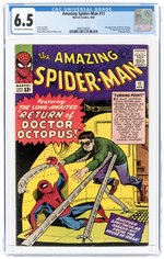 AMAZING SPIDER-MAN #11 APRIL 1964 CGC 6.5 FINE+.