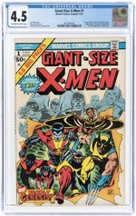 GIANT-SIZE X-MEN #1 SUMMER 1975 CGC 4.5 FVG+ (FIRST STORM, NIGHTCRAWLER, COLOSSUS & THUNDERBIRD).