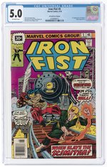 IRON FIST #5 JUNE 1976 CGC 5.0 VG/FINE (30¢ PRICE VARIANT).