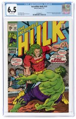 INCREDIBLE HULK #141 JULY 1971 CGC 6.5 FINE+ (FIRST DOC SAMSON).