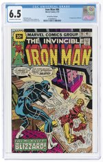 IRON MAN #86 MAY 1976 CGC 6.5 FINE+ (30¢ PRICE VARIANT - FIRST BLIZZARD).