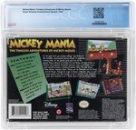NINTENDO SNES (1994) MICKEY MANIA: TIMELESS ADVENTURES OF MICKEY MOUSE (ATWOOD COLLECTION/V-SEAM SEAL/A) CGC 8.0.