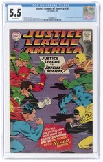 JUSTICE LEAGUE OF AMERICA #56 SEPTEMBER 1967 CGC 5.5 FINE-.