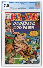 KA-ZAR #1 AUGUST 1970 CGC 7.0 FINE/VF.