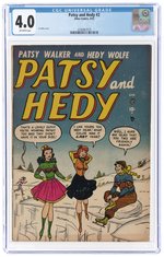 PATSY AND HEDY #2 APRIL 1952 CGC 4.0 VG.