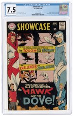 SHOWCASE #75 JUNE 1968 CGC 7.5 VF- (FIRST HAWK & DOVE).