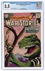 STAR SPANGLED WAR STORIES #99 OCTOBER-NOVEMBER 1961 CGC 3.5 VG-.