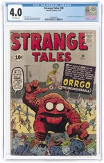 STRANGE TALES #90 NOVEMBER 1961 CGC 4.0 VG.