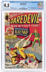 DAREDEVIL #2 JUNE 1964 CGC 4.5 VG+.