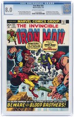 IRON MAN #55 FEBRUARY 1973 CGC 8.0 VF (FIRST THANOS, DRAX THE DESTROYER & STARFOX).