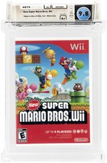 NINTENDO Wii (2009) NEW SUPER MARIO BROS. Wii WATA 9.8 A+ SEALED.
