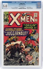 X-MEN #12 JULY 1965 CGC 5.0 VG/FINE (FIRST JUGGERNAUT).