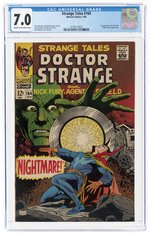 STRANGE TALES #164 JANUARY 1968 CGC 7.0 FINE/VF.