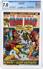 IRON MAN #55 FEBRUARY 1973 CGC 7.0 FINE/VF (FIRST THANOS, DRAX THE DESTROYER & STARFOX).