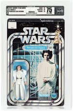 STAR WARS (1978) - PRINCESS LEIA ORGANA 12 BACK-C AFA 75 EX+/NM.