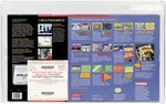 NINTENDO SNES (1992) GAME CONSOLE SUPER SET WITH SUPER MARIO WORLD VGA 85+ Q-NM (GOLD LEVEL).