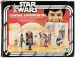 STAR WARS (1979) - CREATURE CANTINA ACTION PLAYSET WITH SET OF AFA GRADED ACTION FIGURES.