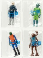 STAR WARS (1979) - CREATURE CANTINA ACTION PLAYSET WITH SET OF AFA GRADED ACTION FIGURES.