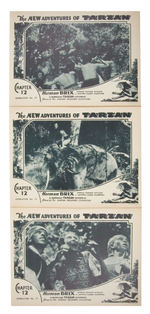 "THE NEW ADVENTURES OF TARZAN" LOBBY CARD SET.