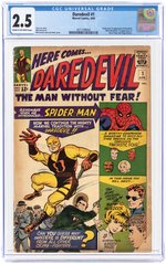 DAREDEVIL #1 APRIL 1964 CGC 2.5 GOOD+ (FIRST DAREDEVIL).