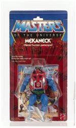 MASTERS OF THE UNIVERSE (1984) - MEKANECK SERIES 3/12 BACK AFA 70 EX+ (CLEAR BLISTER).