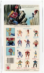 MASTERS OF THE UNIVERSE (1984) - MEKANECK SERIES 3/12 BACK AFA 70 EX+ (CLEAR BLISTER).