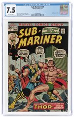 SUB-MARINER #59 MARCH 1973 CGC 7.5 VF-.