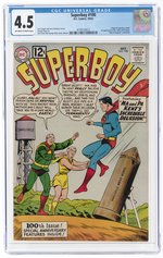 SUPERBOY #100 OCTOBER 1962 CGC 4.5 VG+.