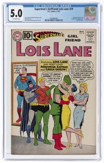 SUPERMAN'S GIRLFRIEND LOIS LANE #29 NOVEMBER 1961 CGC 5.0 VG/FINE.