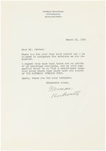 NORMAN ROCKWELL SIGNED LETTER.