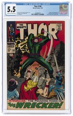 THOR #148 JANUARY 1968 CGC 5.5 FINE- (FIRST WRECKER).