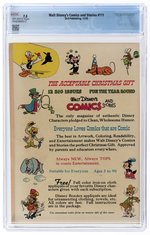 WALT DISNEY'S COMICS AND STORIES #111 DECEMBER 1949 CGC 7.5 VF-.