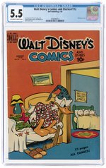 WALT DISNEY'S COMICS AND STORIES #112 JANUARY 1950 CGC 5.5 FINE-.