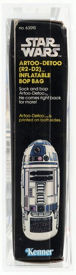 STAR WARS (1978) - (ARTOO DETOO) R2-D2 INFLATABLE BOP BAG AFA 80 NM.