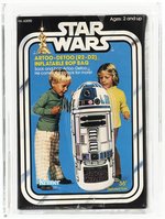 STAR WARS (1978) - (ARTOO DETOO) R2-D2 INFLATABLE BOP BAG AFA 80 NM.