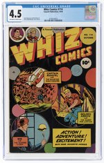 WHIZ COMICS #114 OCTOBER 1949 CGC 4.5 VG+.