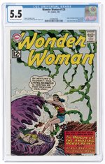 WONDER WOMAN #128 FEBRUARY 1962 CGC 5.5 FINE-.