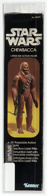 STAR WARS (1978) - CHEWBACCA 12-INCH SERIES AFA 75 Q-EX+/NM.