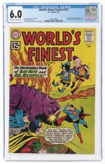 WORLD'S FINEST COMICS #123 FEBRUARY 1962 CGC 6.0 FINE.