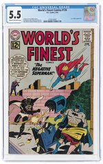 WORLD'S FINEST COMICS #126 JUNE 1962 CGC 5.5 FINE-.