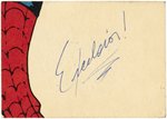 STAN LEE SIGNED DONRUSS MARVEL GUM CARD.