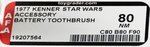 STAR WARS (1977) BATTERY-OPERATED TOOTHBRUSH AFA 80 NM.