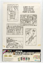 STAR WARS (1978) - PLAYNTS POSTER SET AFA 80 NM.