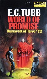 WORLD OF PROMISE: DUMAREST OF TERRA ORIGINAL ART PRELIMINARY COVER FOR PAPERBACK NOVEL BY KEN KELLY.