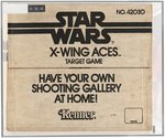 STAR WARS (1978) - X-WING ACES TARGET GAME AFA 70+ EX+.