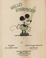 MICKEY MOUSE BOOK FIRST LICENSED DISNEY PUBLICATION.