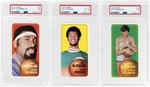 1970 TOPPS BASKETBALL COMPLETE SET W/3 PSA GRADED KEYS.